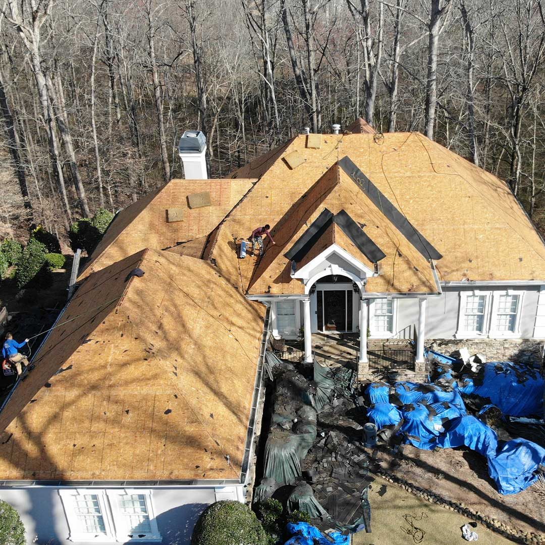 Decking Exposed, Tear-Off Underway