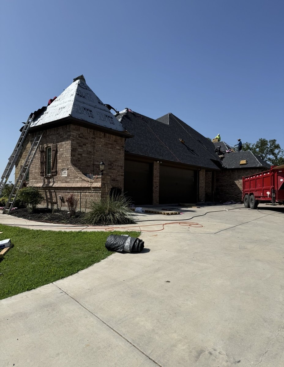 Re-Roof In Progress