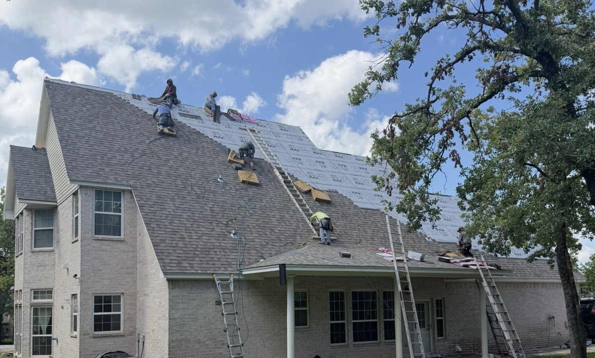 Springtown Re-Roof In Progress