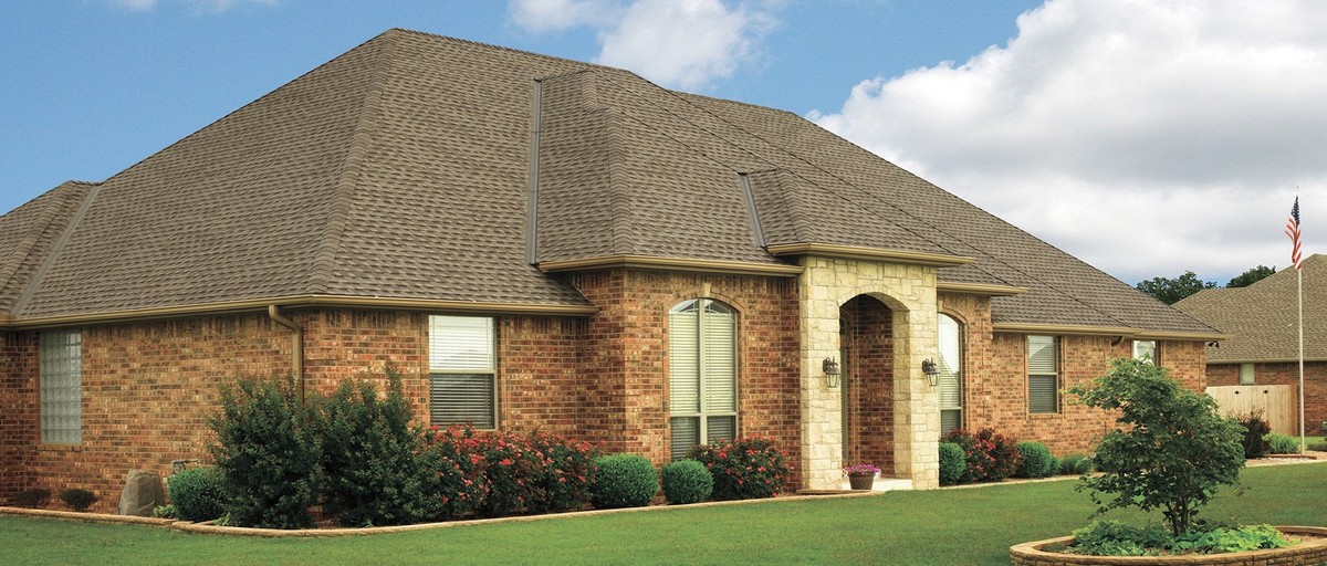 Completed Roof, Brick Residence