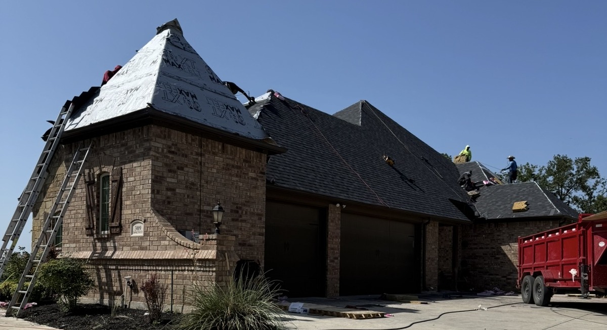 Re-Roof In Progress